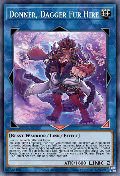 Donner, Dagger Fur Hire - MP23-EN192 - 1st Edition - Rare