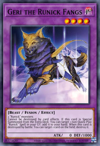 Geri the Runick Fangs - MP23-EN251 - 1st Edition - Rare