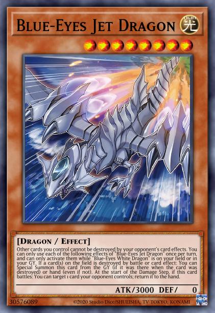 Blue-Eyes Jet Dragon - MP23-EN004 - 1st Edition - Prismatic Secret Rare