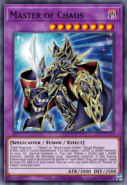 Master of Chaos - MP23-EN018 - 1st Edition - Prismatic Secret Rare