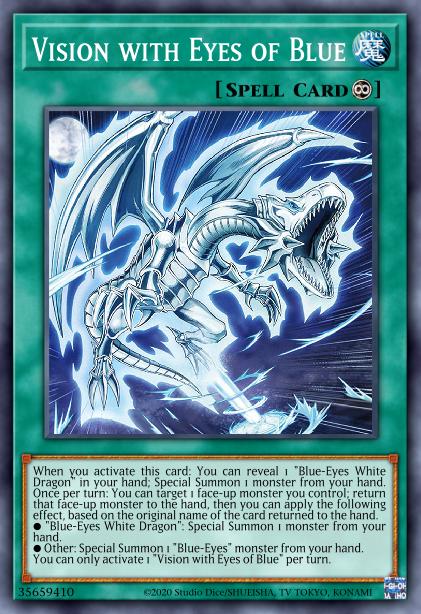 Vision with Eyes of Blue - MP23-EN026 - 1st Edition - Prismatic Secret Rare