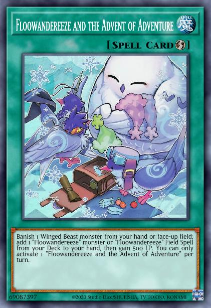 Floowandereeze and the Advent of Adventure - MP23-EN032 - 1st Edition - Prismatic Secret Rare