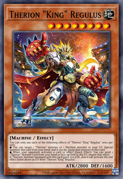 Therion King" Regulus" - MP23-EN063 - 1st Edition - Prismatic Secret Rare