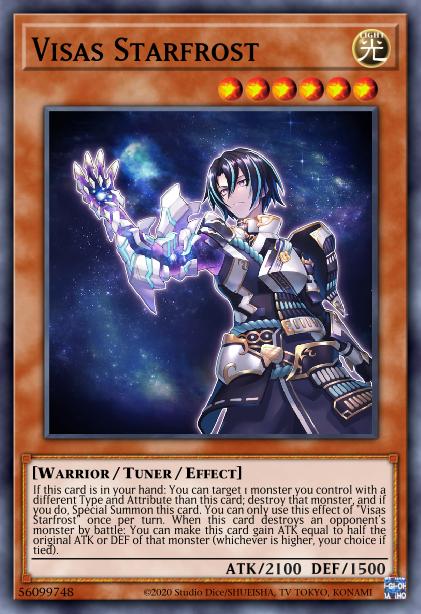 Visas Starfrost - MP23-EN064 - 1st Edition - Prismatic Secret Rare