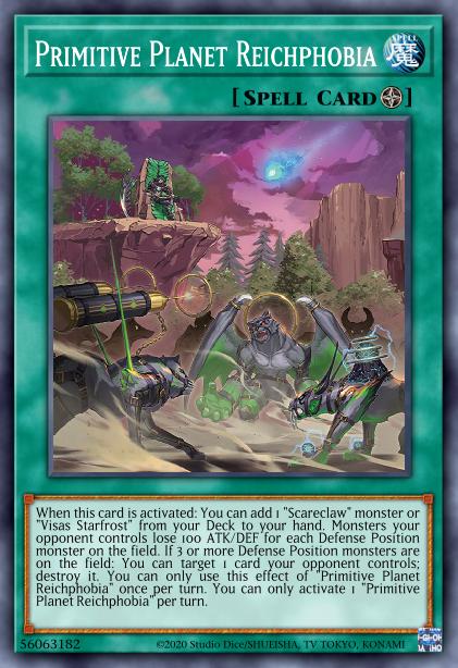 Primitive Planet Reichphobia - MP23-EN096 - 1st Edition - Prismatic Secret Rare