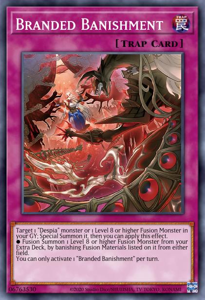 Branded Banishment - MP23-EN102 - 1st Edition - Prismatic Secret Rare