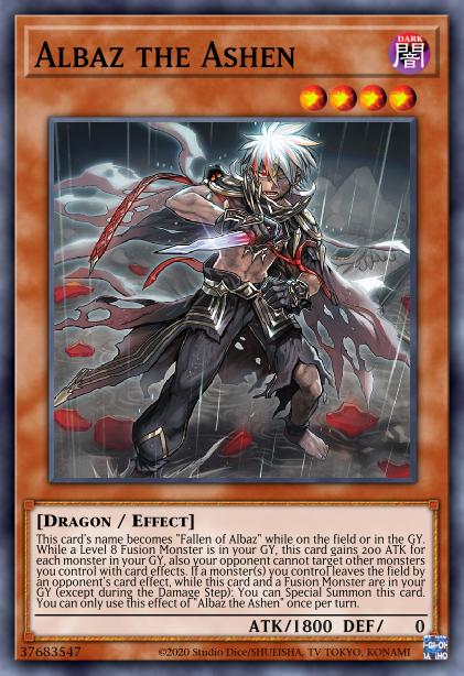 Albaz the Ashen - MP23-EN122 - 1st Edition - Prismatic Secret Rare