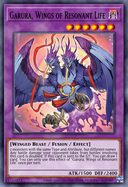 Garura, Wings of Resonant Life - MP23-EN148 - 1st Edition - Prismatic Secret Rare