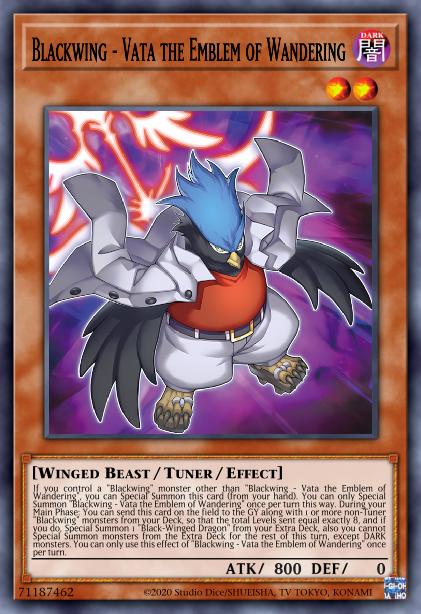 Blackwing - Vata the Emblem of Wandering - MP23-EN152 - 1st Edition - Prismatic Secret Rare