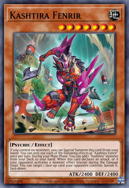 Kashtira Fenrir - MP23-EN163 - 1st Edition - Prismatic Secret Rare