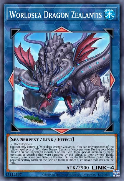 Worldsea Dragon Zealantis - MP23-EN193 - 1st Edition - Prismatic Secret Rare