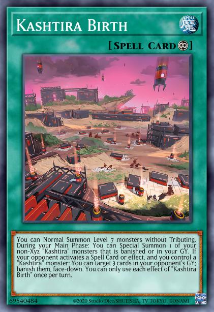 Kashtira Birth - MP23-EN200 - 1st Edition - Prismatic Secret Rare