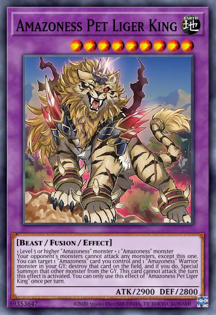 Amazoness Pet Liger King - MP23-EN224 - 1st Edition - Prismatic Secret Rare