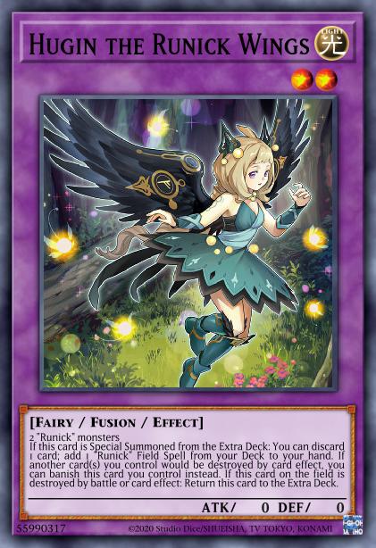 Hugin the Runick Wings - MP23-EN249 - 1st Edition - Prismatic Secret Rare