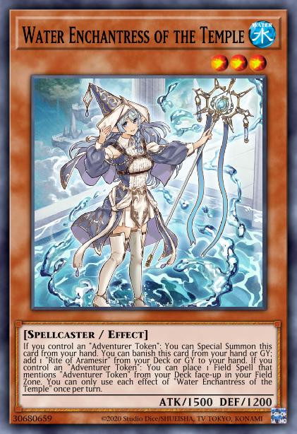 Water Enchantress of the Temple - MP23-EN265 - 1st Edition - Prismatic Secret Rare
