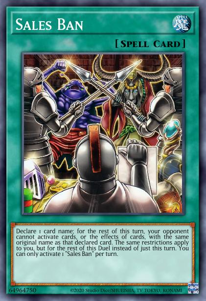 Sales Ban - MP23-EN035 - 1st Edition - Super Rare