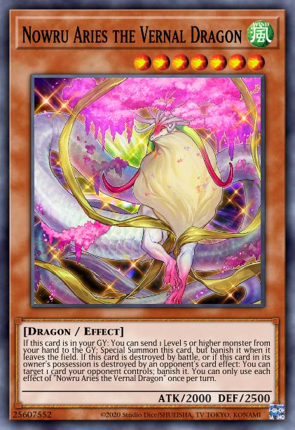 Nowru Aries the Vernal Dragon - MP23-EN054 - 1st Edition - Super Rare