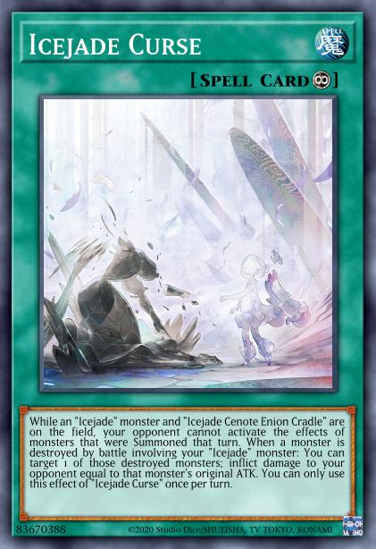 Icejade Curse - MP23-EN094 - 1st Edition - Super Rare