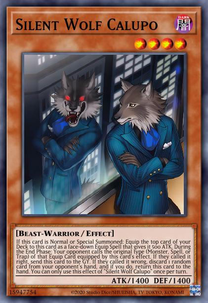 Silent Wolf Calupo - MP23-EN184 - 1st Edition - Super Rare