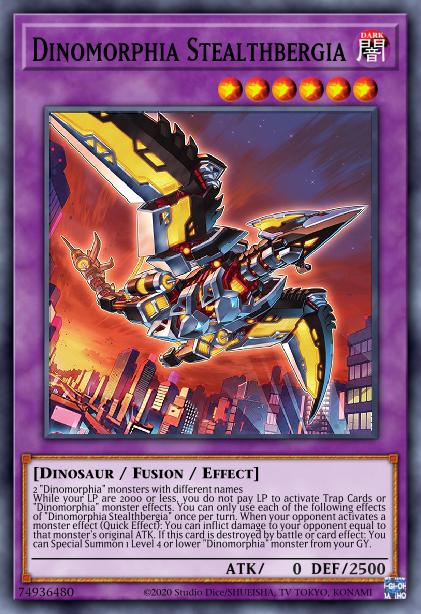 Dinomorphia Stealthbergia - MP23-EN021 - 1st Edition - Ultra Rare