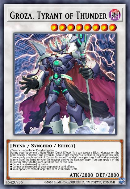 Groza, Tyrant of Thunder - MP23-EN055 - 1st Edition - Ultra Rare
