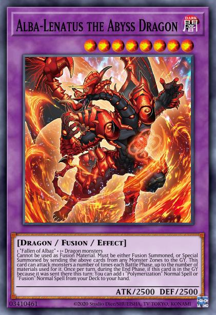 Alba-Lenatus the Abyss Dragon - MP23-EN080 - 1st Edition - Ultra Rare