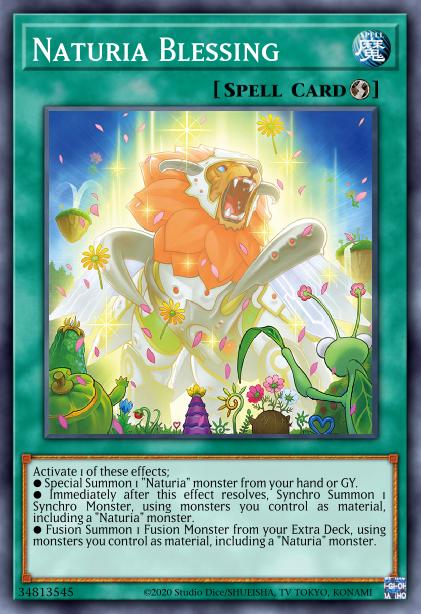 Naturia Blessing - MP23-EN204 - 1st Edition - Ultra Rare