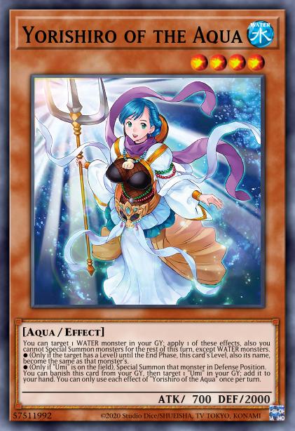 Yorishiro of the Aqua - MP23-EN218 - 1st Edition - Ultra Rare