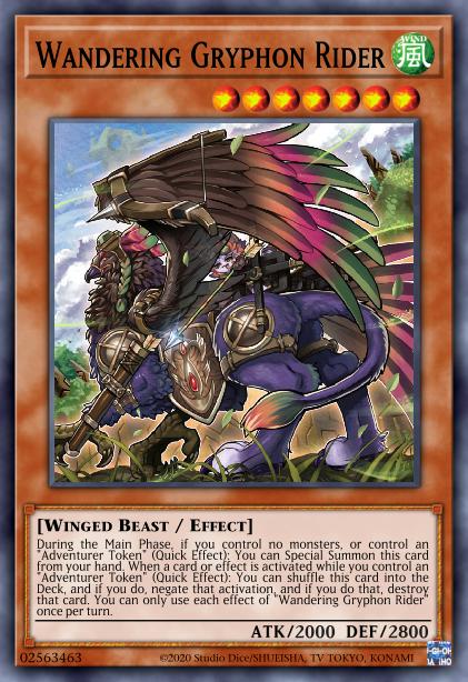 Wandering Gryphon Rider - MP23-EN267 - 1st Edition - Ultra Rare