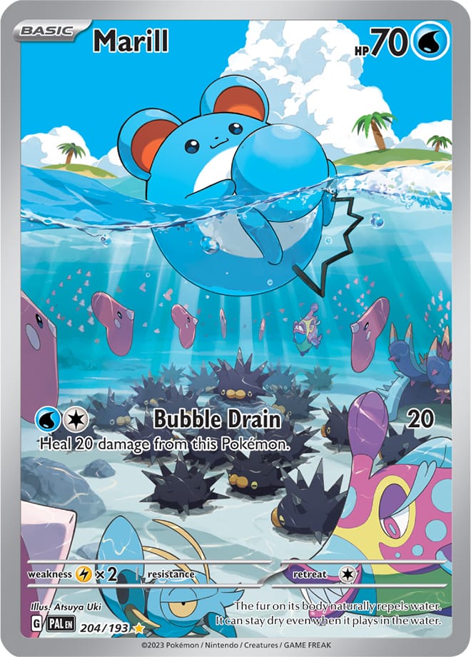 Marill - Paldea Evolved 204/193 - Illustration Rare