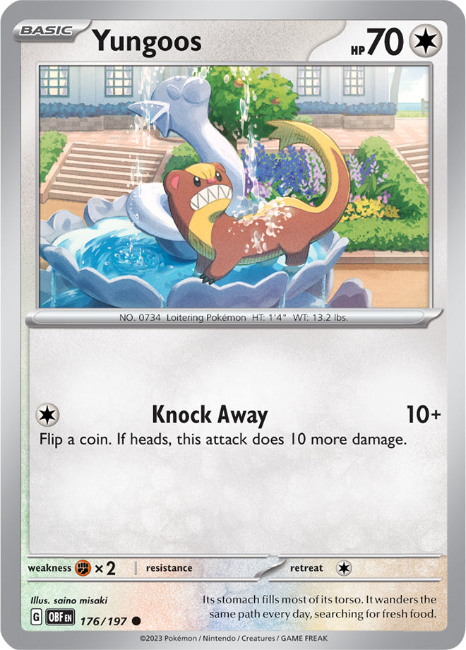 Yungoos - Obsidian Flames 176/197 - Common