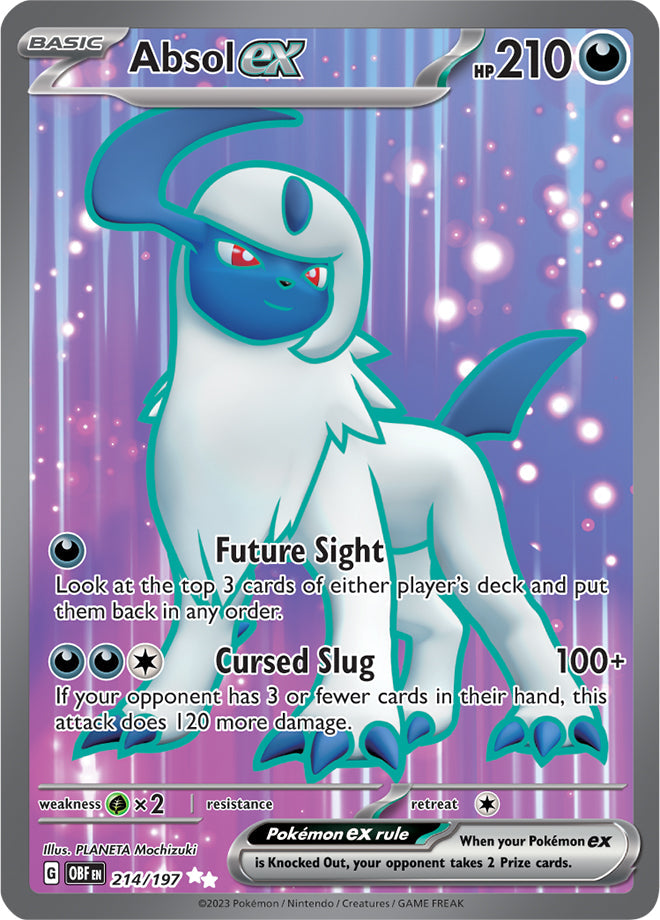 Absol ex - Obsidian Flames 214/197 - Full Art