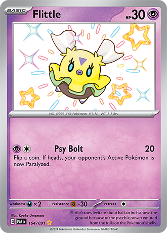 Flittle - Paldean Fates - 164/091 - Shiny Holo Rare