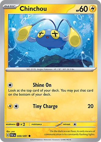 Chinchou - Paldean Fates - 020/091 - Common