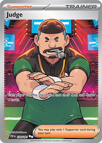 Judge - Paldean Fates - 228/091 - Full Art