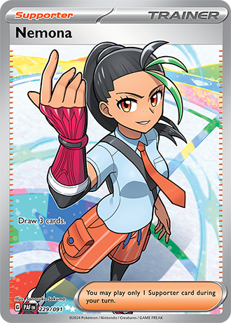 Nemona - Paldean Fates - 229/091 - Full Art