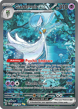 Gardevoir ex - Paldean Fates - 233/091 - Special Illustration Rare