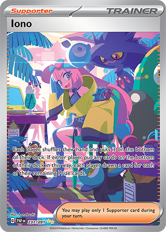 Iono - Paldean Fates - 237/091 - Special Illustration Rare