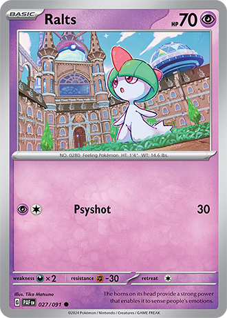 Ralts - Paldean Fates - 027/091 - Common