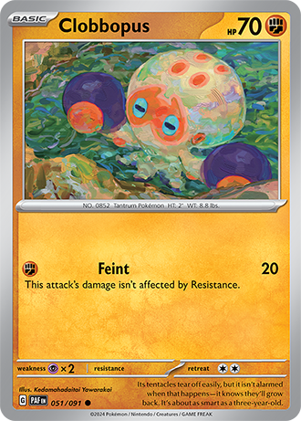 Clobbopus - Paldean Fates - 051/091 - Common