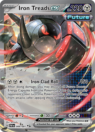 Iron Treads ex - Paldean Fates - 066/091 - Double Rare