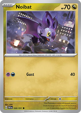 Noibat - Paldean Fates - 068/091 - Common