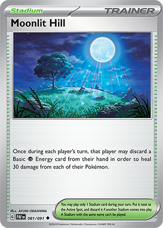 Moonlit Hill - Paldean Fates - 081/091 - Uncommon