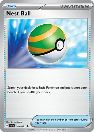 Nest Ball - Paldean Fates - 084/091 - Uncommon