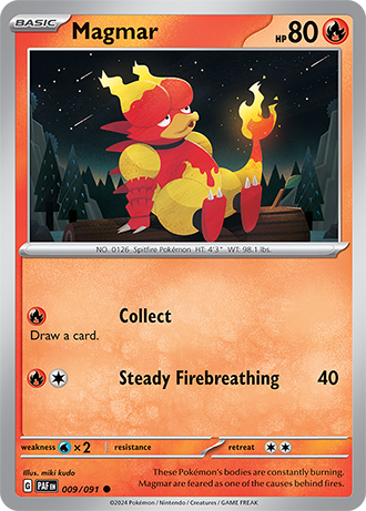 Magmar - Paldean Fates - 009/091 - Common