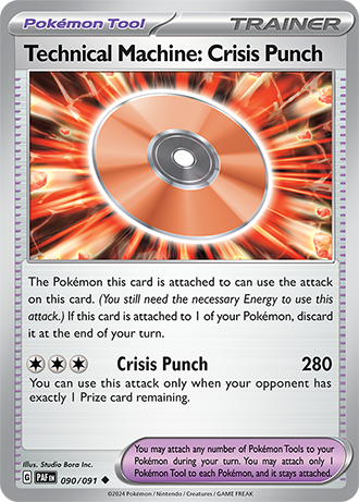 Technical Machine: Crisis Punch - Paldean Fates - 090/091 - Uncommon