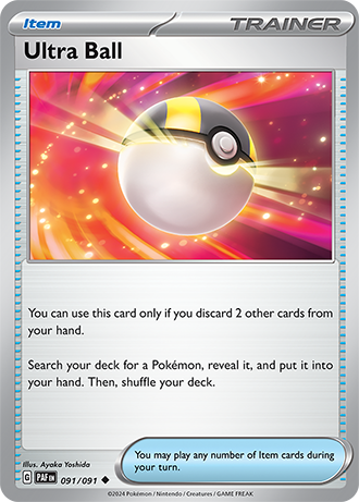 Ultra Ball - Paldean Fates - 091/091 - Uncommon