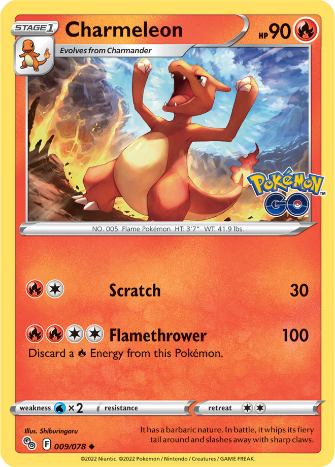 Charmeleon - Pokemon Go 009/078 - Uncommon