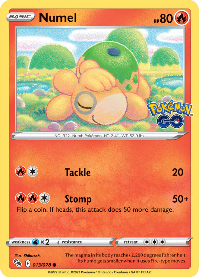 Numel - Pokemon Go 013/078 - Common