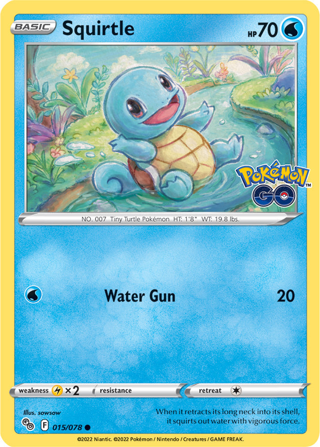 Squirtle - Pokemon Go 015/078 - Common